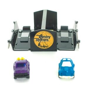 Vintage 1982 Tamara Penny Racers set with case/launcher and two cars